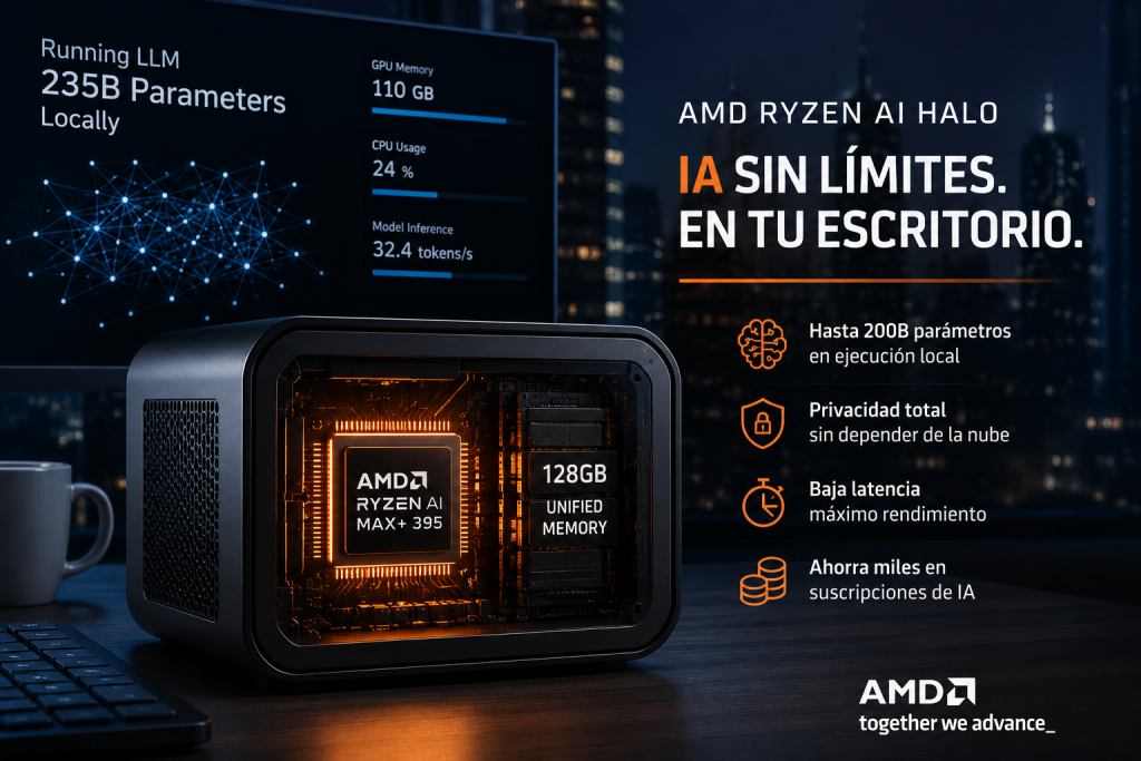 AMD podría acabar con las suscripciones de $200 al mes AMD te dará IA sin límites
